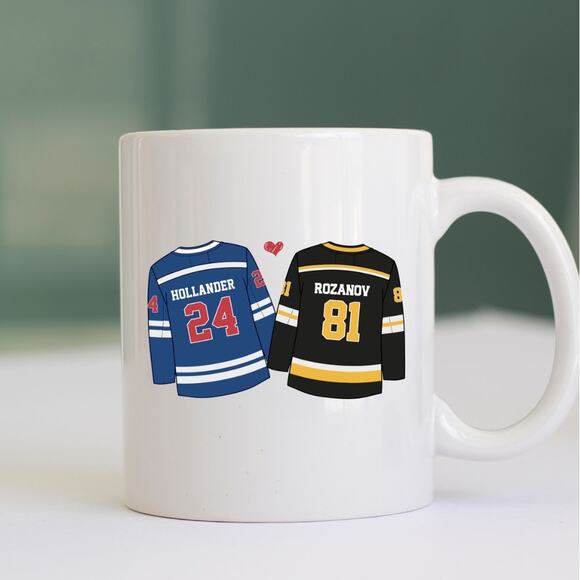Heated Rivalry Coffee Mug 15 oz Hollander Rozanov Hollandov Hockey Romance 42 - Picture 1 of 2